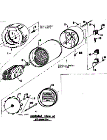 Rotor And Stator Assembly parts for Craftsman Farming 5803183-2 from AppliancePartsPros.com