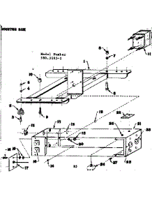 Mounting Base parts for Craftsman Farming 5803183-2 from AppliancePartsPros.com