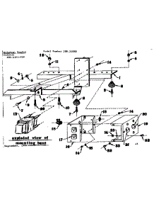 Mounting Base parts for Craftsman Generator 58031880 from AppliancePartsPros.com