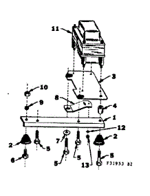 Reactor Assembly & Engine Mtg Support parts for Craftsman Farming 58031953 from AppliancePartsPros.com