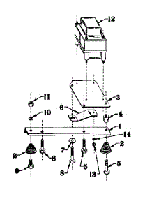 Reactor Assem. & Engine Mtg. Support parts for Craftsman Generator 5803196-2 from AppliancePartsPros.com