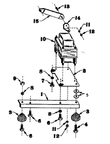 Reactor Assembly & Engine Mounting Support parts for Craftsman Farming 58031978 from AppliancePartsPros.com