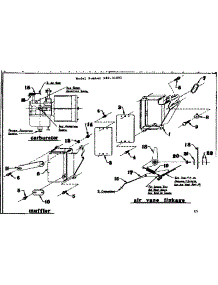 Muffler Assembly parts for Craftsman Generator 58031991 from AppliancePartsPros.com