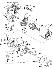 Stator Assembly parts for Craftsman Farming 580320032 from AppliancePartsPros.com