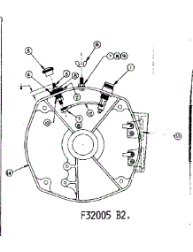 Rear Bearing Carrier Asm W / Battery Charging Terminals parts for Craftsman Farming 58032005 from AppliancePartsPros.com