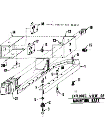 Mounting Base parts for Craftsman Farming 580320130 from AppliancePartsPros.com