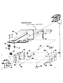 Mounting Base parts for Craftsman Farming 580320174 from AppliancePartsPros.com