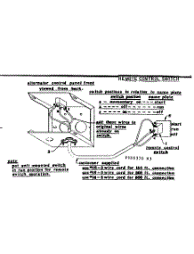 Remote Control Switch parts for Craftsman Farming 580320370 from AppliancePartsPros.com
