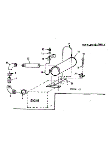 Muffler Assembly parts for Craftsman Farming 580320380 from AppliancePartsPros.com