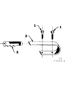 Handle parts for Craftsman Farming 580320412 from AppliancePartsPros.com