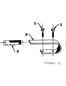 Handle parts for Craftsman Farming 580320421 from AppliancePartsPros.com
