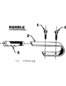 Handle parts for Craftsman Farming 580320440 from AppliancePartsPros.com