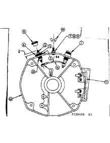 Rear Bearing Carrier Asm W / Battery Charging Terminals parts for Craftsman Farming 580320450 from AppliancePartsPros.com