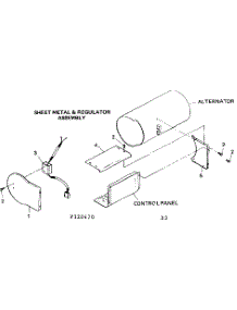 Sheet Metal & Regulator Assembly parts for Craftsman Farming 580320470 from AppliancePartsPros.com