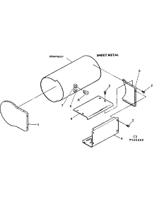 Sheet Metal parts for Craftsman Farming 580320480 from AppliancePartsPros.com