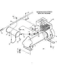 Mounting Base & Handle parts for Craftsman Farming 580320480 from AppliancePartsPros.com
