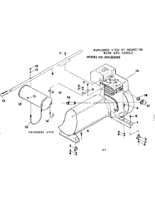 Mounting Base & Handle parts for Craftsman Farming 580320490 from AppliancePartsPros.com