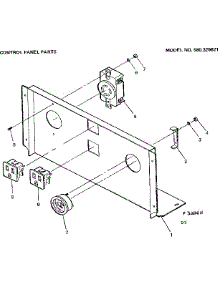 Control Panel Parts parts for Craftsman Farming 580320611 from AppliancePartsPros.com
