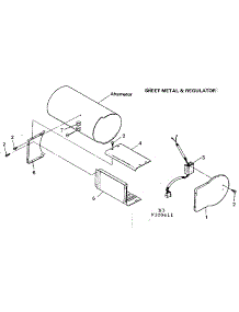 Sheet Metal And Regulator parts for Craftsman Farming 580320621 from AppliancePartsPros.com