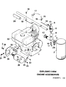 Engine Accessories parts for Craftsman Farming 580320971 from AppliancePartsPros.com