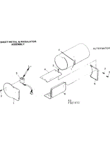 Sheet Metal & Regulator Assembly parts for Craftsman Farming 580321410 from AppliancePartsPros.com