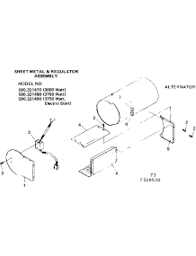 Sheet Metal & Regulator Assembly parts for Craftsman Farming 580321490 from AppliancePartsPros.com