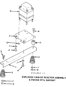 Reactor Assemboy & Engine Mtg Support parts for Craftsman Farming 580321812 from AppliancePartsPros.com