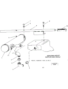 Muffler And Handle parts for Craftsman Farming 580321812 from AppliancePartsPros.com