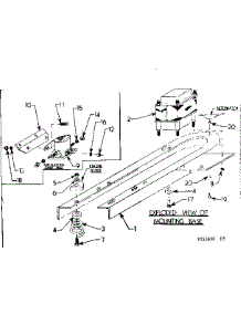 Mounting Base parts for Craftsman Farming 580321830 from AppliancePartsPros.com