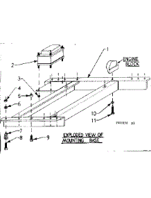 Mounting Base parts for Craftsman Farming 580321850 from AppliancePartsPros.com