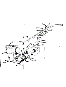 Handle & Muffler parts for Craftsman Farming 580321851 from AppliancePartsPros.com