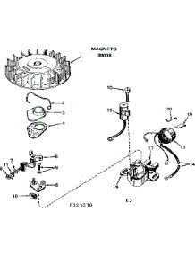Magneto parts for Craftsman Farming 580323030 from AppliancePartsPros.com