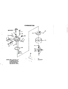 Carburetor parts for Craftsman Farming 580323052 from AppliancePartsPros.com