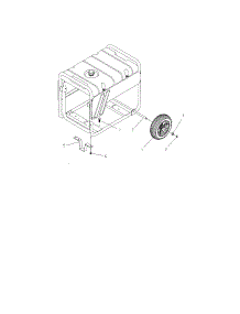 Wheel Kit parts for Craftsman Generator 580323610 from AppliancePartsPros.com