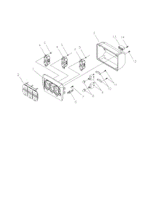 Control Panel parts for Craftsman Generator 580323611 from AppliancePartsPros.com