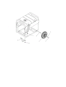 Wheel Kit parts for Craftsman Generator 580323611 from AppliancePartsPros.com