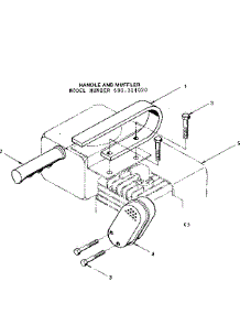Handle And Muffler parts for Craftsman Farming 580324020 from AppliancePartsPros.com