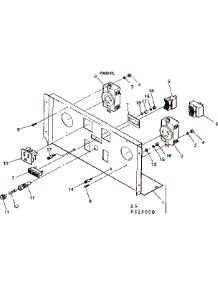 Panel parts for Craftsman Farming 580325020 from AppliancePartsPros.com