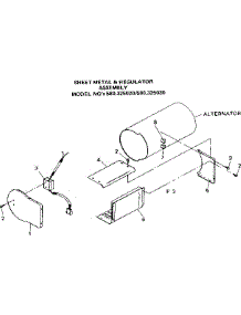 Sheet Metal And Regulator Assembly parts for Craftsman Farming 580325020 from AppliancePartsPros.com