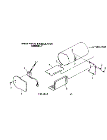 Sheet Metal & Regulator Assembly parts for Craftsman Farming 580325040 from AppliancePartsPros.com
