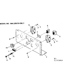 Control Panel 325070 parts for Craftsman Farming 580325051 from AppliancePartsPros.com