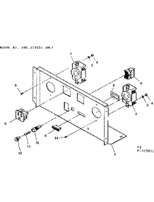 Control Panel 325051 parts for Craftsman Farming 580325070 from AppliancePartsPros.com