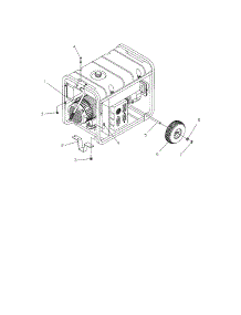 Wheel Kit parts for Craftsman Generator 580325600 from AppliancePartsPros.com