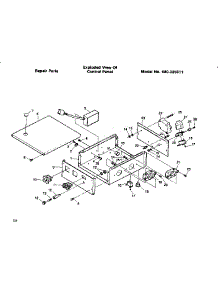 Control Panel parts for Craftsman Generator 580326011 from AppliancePartsPros.com