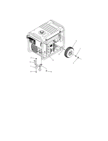 Wheel Kit parts for Craftsman Generator 580326300 from AppliancePartsPros.com