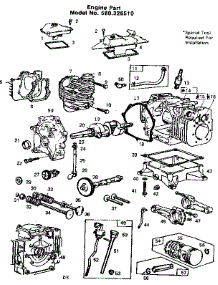 Engine Part parts for Craftsman Generator 580326510 from AppliancePartsPros.com