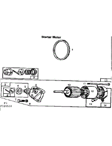 Starter Motor parts for Craftsman Generator 580326510 from AppliancePartsPros.com