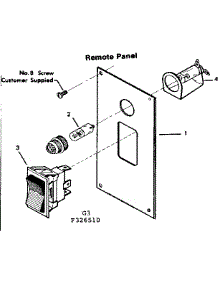 Remote Panel parts for Craftsman Generator 580326510 from AppliancePartsPros.com