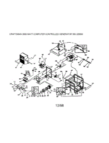 Main Frame parts for Craftsman Generator 580326900 from AppliancePartsPros.com