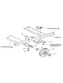 Wheel Kit parts for Craftsman Generator 580326980 from AppliancePartsPros.com